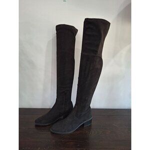 NY&C Rana Black Faux Suede Tall Boot/NWOB, Sz. 8